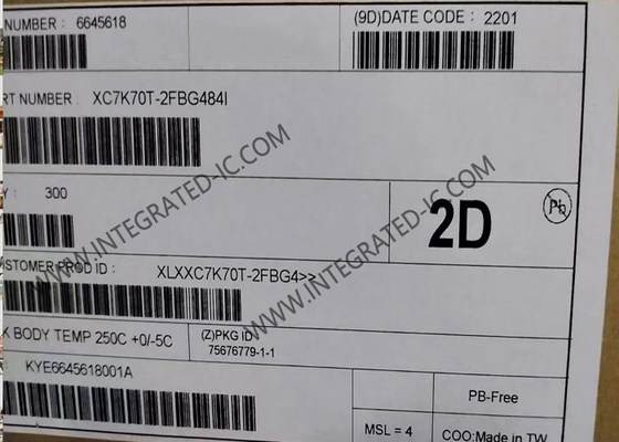 Rendimiento Kintex 7 FPGA IC 484BGA del microprocesador XC7K70T-2FBG484I del circuito integrado alto