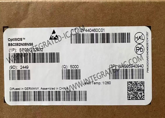 BSC052N08NS5 Chip de circuito integrado 80V OptiMOSTM 5 Transistores MOSFET de potencia para aplicaciones de telecomunicaciones