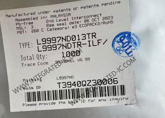 L9997ND013TR Chip de circuito integrado doble medio puente SOIC20 Conductores Conductores de motor