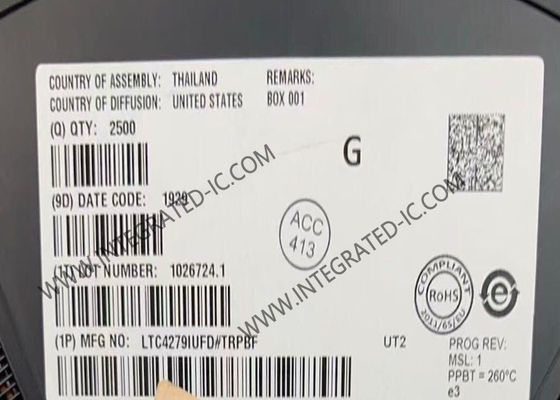 LTC4279IUFD Chip de circuito integrado con puerto único controlador de equipo de suministro de energía PoE
