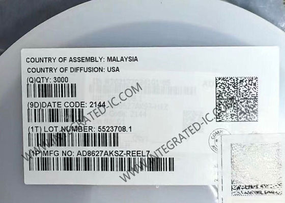 Chip de circuito integrado AD8627AKSZ Amplificador JFET de precisión de bajo consumo y alimentación simple