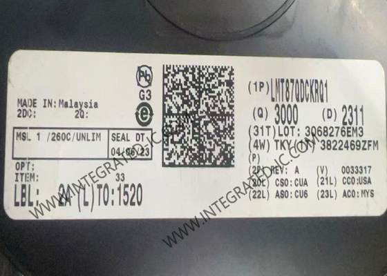 Sensor IC LMT87QDCKRQ1 Sensores de temperatura analógicos de salida de clase AB