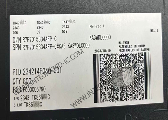 R7F7015834AFP Microcontrolador MCU de baja potencia 120MHz RH850/F1K Microcontroladores para automóviles