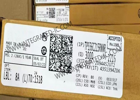 Chip de circuito integrado TPS56C215RNNR, convertidor SWIFT™ síncrono reductor de 12A