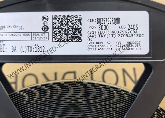BQ25792RQMR Circuito Integrado Chip Cargador de Batería Buck-Boost de 5A Con Selector de Doble Entrada