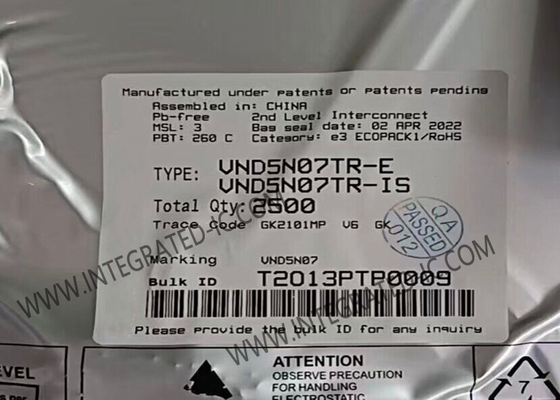 VND5N07TR Chip de circuito integrado OMNIFET II Transistores MOSFET de potencia totalmente protegidos