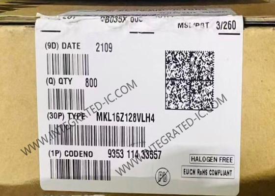 Microcontrolador MKL16Z128VLH4 MCU Kinetis de bajo consumo, de uso general, 48MHz, ARM Cortex M0+ MCU