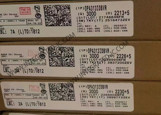 OPA313IDBVR Chip de circuito integrado único de 5.5V 1MHz 50μA Amplificador operativo RRIO