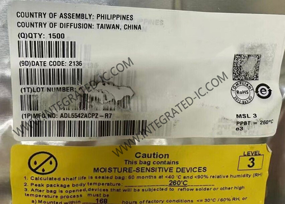 ADL5542ACPZ Modulo de comunicación inalámbrica Amplificadores RF 20dB Amplificador lineal de bloque de ganancia