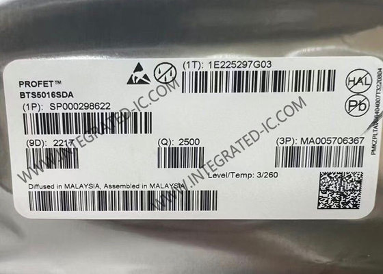 BTS5016SDA Chip de circuito integrado de 1 canal con interruptor de alimentación inteligente de lado alto