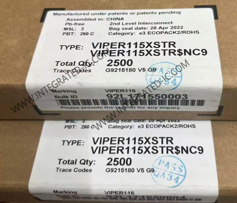 Circuito Integrado VIPER115XSTR Chip Convertidor de Alto Voltaje Fuera de Línea de Ahorro de Energía