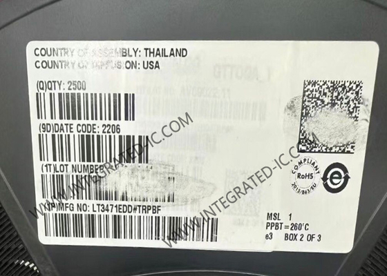 Chip de circuito integrado LT3471EDD Regulador de conmutación dual de 1.3A 1.2MHz Paquete DFN-10