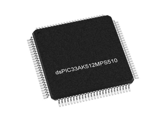 DSPIC33AK512MPS510-I/PT Microcontrolador MCU 32 bits Controladores de señal digital TQFP100