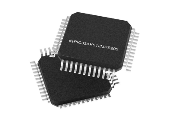 Microcontrolador MCU DSPIC33AK512MPS205-I/PT Controlador de Señal Digital de 32 bits TQFP48
