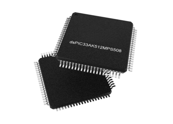 DSPIC33AK512MPS508-I/PT Microcontrolador MCU de 200 MHz de alto rendimiento de 32 bits con un solo núcleo DSC