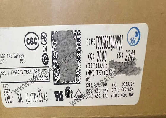 ISO5851QDWRQ1 Chip de circuito integrado automotriz 5.7kVrms conductor de puerta aislada de un solo canal