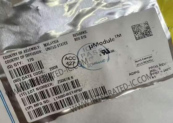 Chip de circuito integrado LTM8046EY Convertidor µMódulo CC-CC aislado de 550 mA BGA51