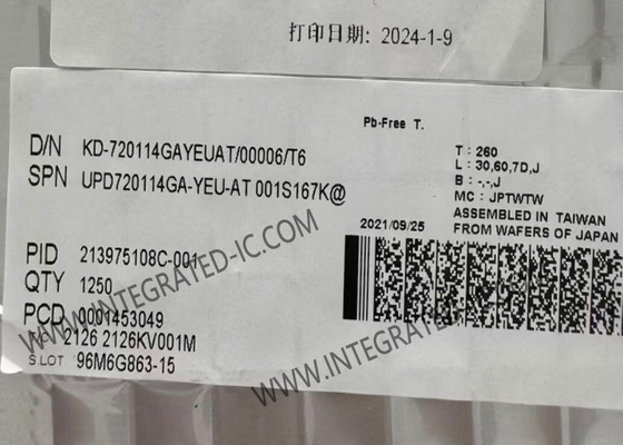 Circuito integrado UPD720114GA ECOUSB USB 2.0 Hub Controller TQFP48 Controlador de concentrador USB