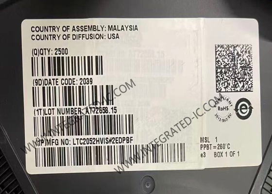 LTC2052HVIS Circuito Integrado Chip Amplificadores Operacionales SOIC14 Amplificadores Operacionales Cuádruples de Deriva Cero