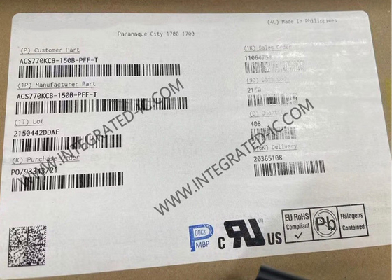 IC del sensor ACS770KCB-150B-PFF-T 150A IC del sensor de corriente reforzada térmicamente