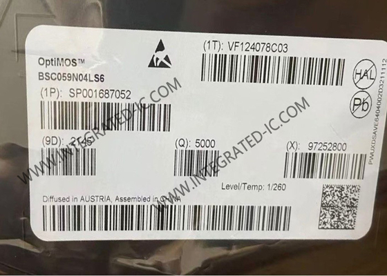 Chip de circuito integrado BSC059N04LS6 40V OptiMOS 6 Transistores MOSFET de potencia