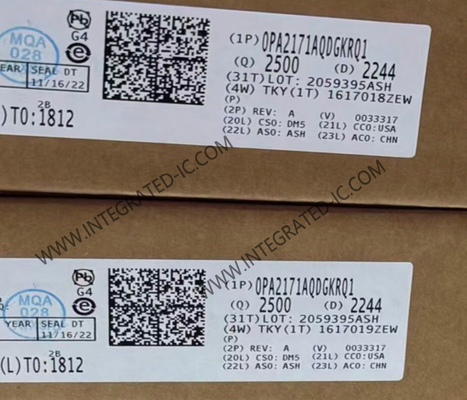OPA2171AQDGKRQ1 Chip de circuito integrado automotriz doble 36V 3MHz Amplificador operativo de baja potencia