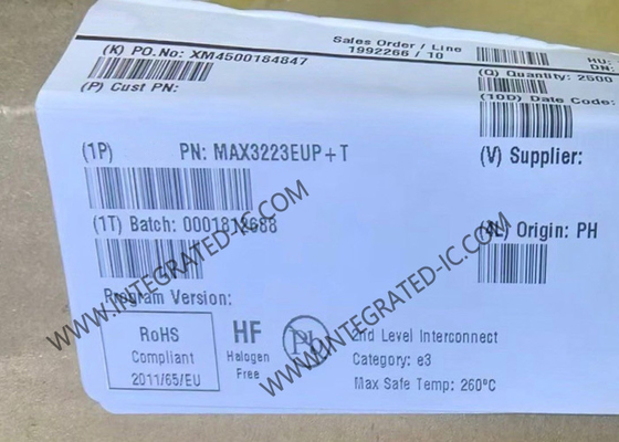 MAX3223EUP Chip de circuito integrado 250kbps Transceptores RS-232 con apagado automático