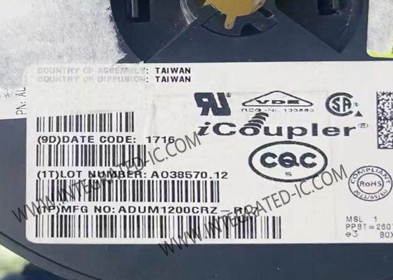 Chip de circuito integrado ADUM1200CRZ Aisladores digitales de doble canal de 2500 Vrms SOIC-8