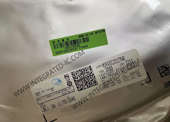 MSP430I2031TPWR Microcontrolador MCU 16Bit MCU 16.384MHz Microcontroladores de Señal Mixta