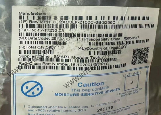 Field Programmable Array LCMXO3LF-2100C-6BG256C 2112LUTs Field Programmable Array 400MHz CSFBGA-256