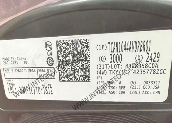 Chip de circuito integrado TCAN1044AVDRBRQ1 Transceptor CAN automotriz de 1.8V