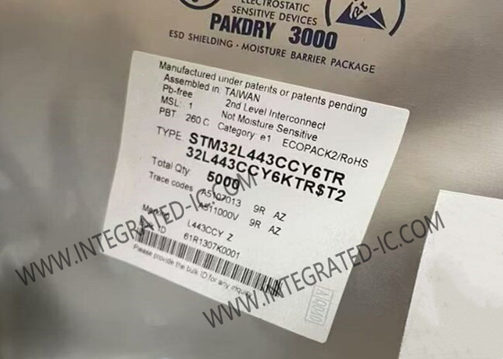 STM32L443CCY6 Microcontrolador MCU MCU integrado de 80 MHz de 32 bits MCU de un solo núcleo WLCSP49