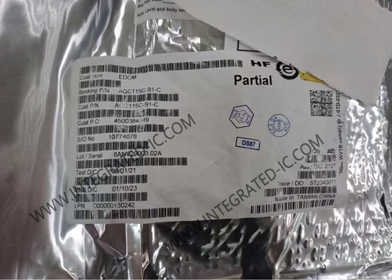 de 2.5Gbps PCIe de Ethernet solo 4speed 64FCBGA microprocesador portuario del circuito integrado del microprocesador AQC115C-B1-C