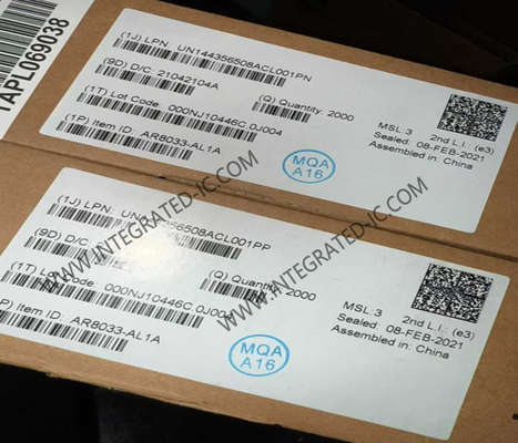 AR8033-AL1A Ethernet IC 10/100/1000 Mbps Transceptor Ethernet QFN48 Redes Wi-Fi