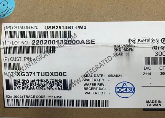 Chip de circuito integrado USB2514BT-I/M2, controlador de concentrador USB 2.0 de alta velocidad de 4 puertos, SQFN36
