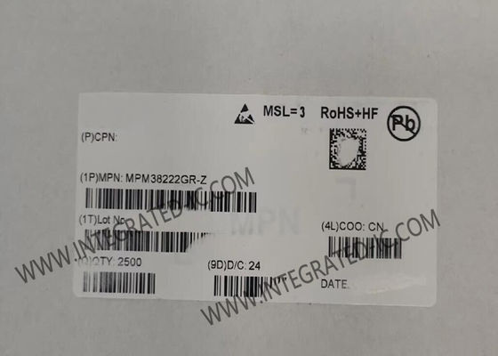 Chip de circuito integrado MPM38222GR Convertidor reductor síncrono dual de 2A con inductores integrados