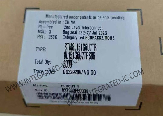 STM8L151G6U7TR Microcontrolador MCU de 8 bits 16MHz STM8L EnergyLite Microcontrolador IC 28-UFQFPN