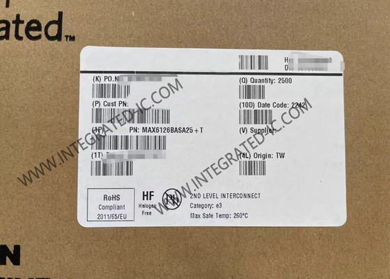 MAX6126BASA25 Chip de circuito integrado de baja descarga de la serie de voltaje de referencia IC SOIC8