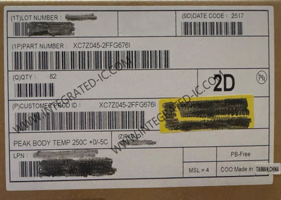 XC7Z045-2FFG676I Puerta de campo programable con doble núcleo ARM Cortex-A9 MP Zynq®-7000 Sistema en chip
