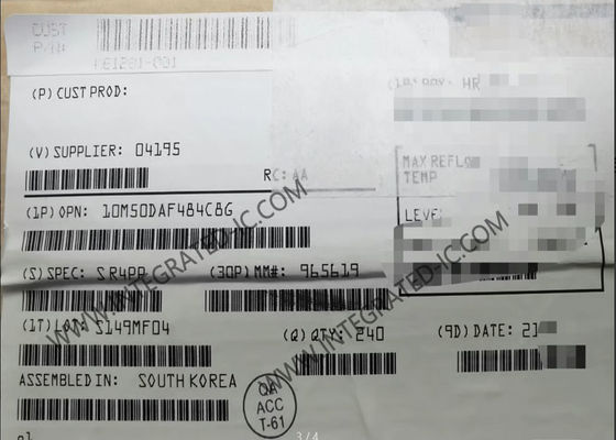 Paquete programable del arsenal de puerta del campo Poder-eficiente 10M50DAF484C8G 484-BGA