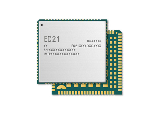 Módulo de comunicación inalámbrica EC21AUXGR-128-SGNS LTE Cat 1 en factor de forma LCC