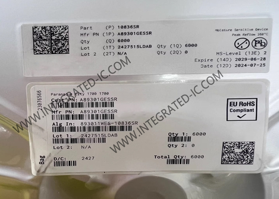 Circuito Integrado A89301GESSR Chip Controlador de Motor BLDC 50V Controlador de Motor FOC de Bajo Ruido