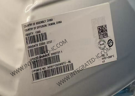 Circuito integrado ADW71205WSTZ Chip de 12 bits RDC LQFP44 Convertidor Resolver-Digital