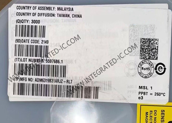 ADM6319B31ARJZ Circuito integrado con circuitos de supervisión de chips con control y reinicio manual