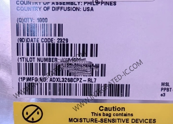 Sensor IC ADXL326BCPZ Acelerómetro de baja potencia de 3 ejes de 16 g