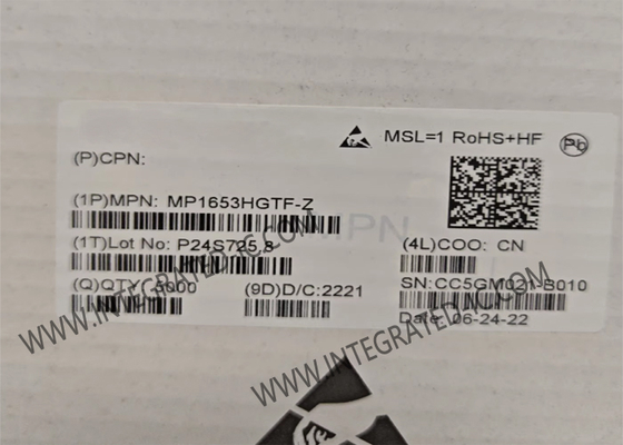 Chip de circuito integrado MP1653HGTF 17V 3A 1.2MHz Convertidor reductor síncrono