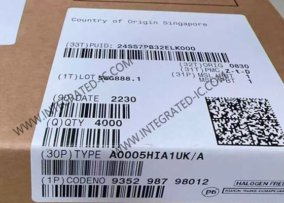 A0005HIA1UK Circuito integrado con chip de cargador con controlador de chip BGA
