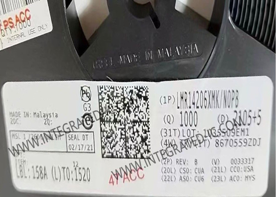 Chip de circuito integrado LMR14206XMK 600mA 1.25MHz Regulador de voltaje reductor