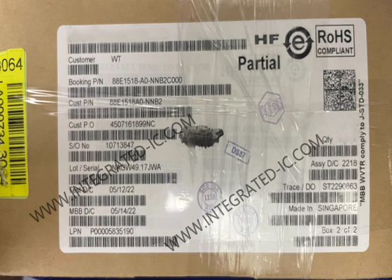 88E1518-A0-NNB2C000 IC Ethernet Transceptores Ethernet de 10/100/1000 Mbps con eficiencia energética