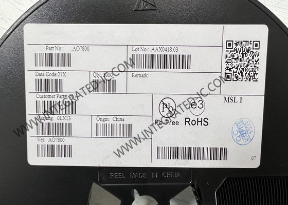 AO7800 Chip de circuito integrado 20V MOSFET de doble canal N Transistores MOSFET de bajo voltaje